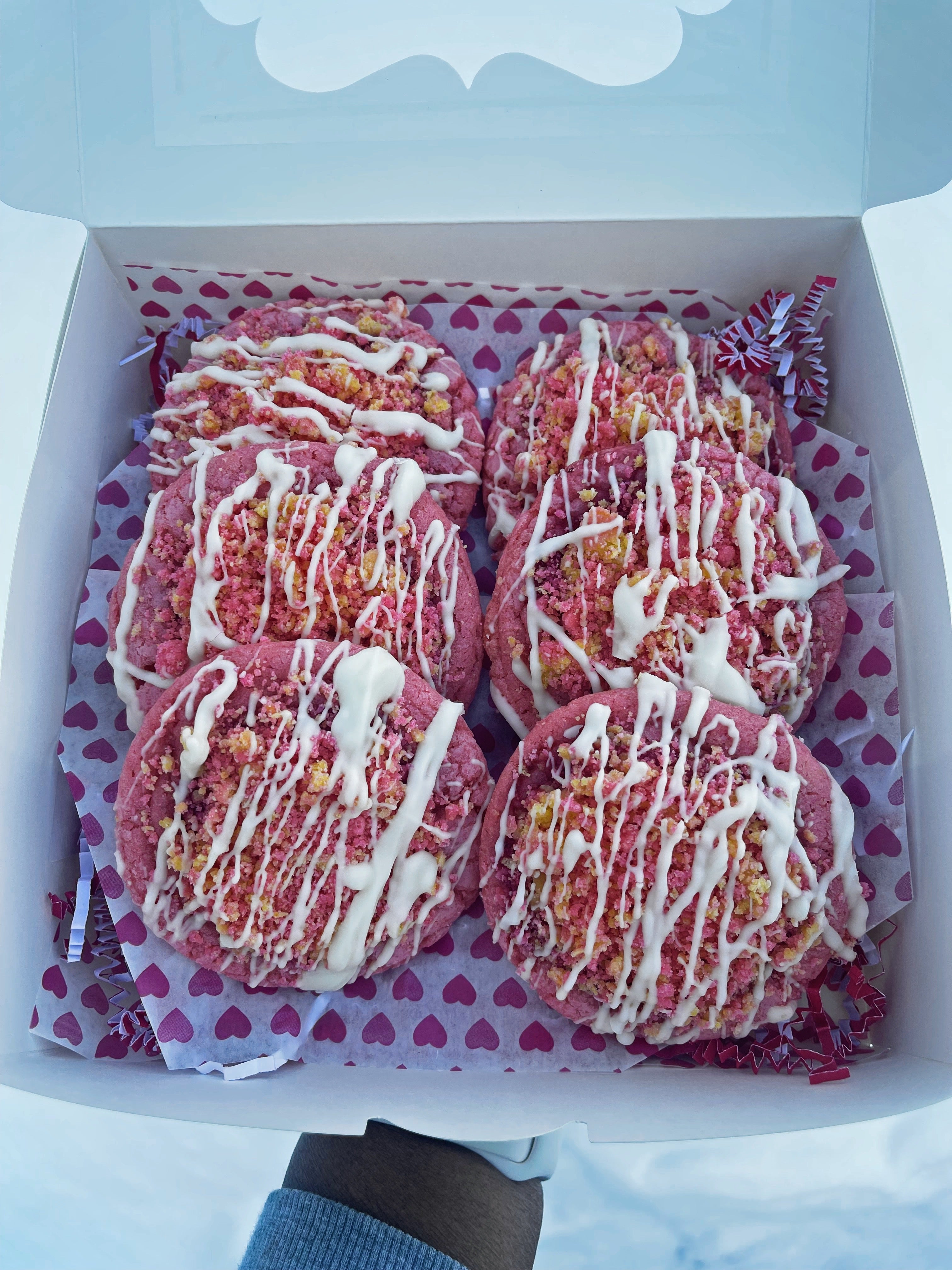 Strawberry Crunch Cookies