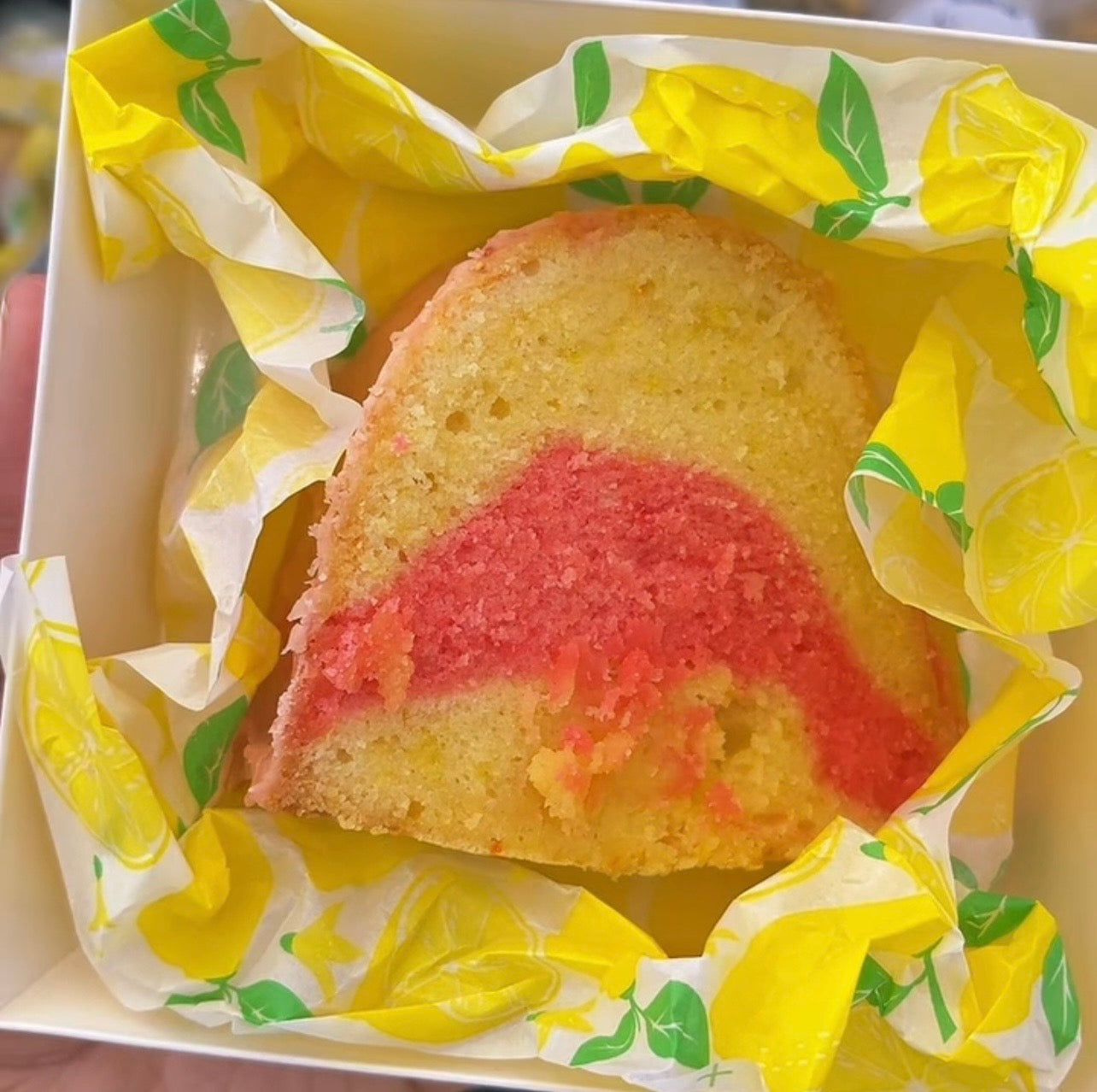 Strawberry Lemonade Pound Cake
