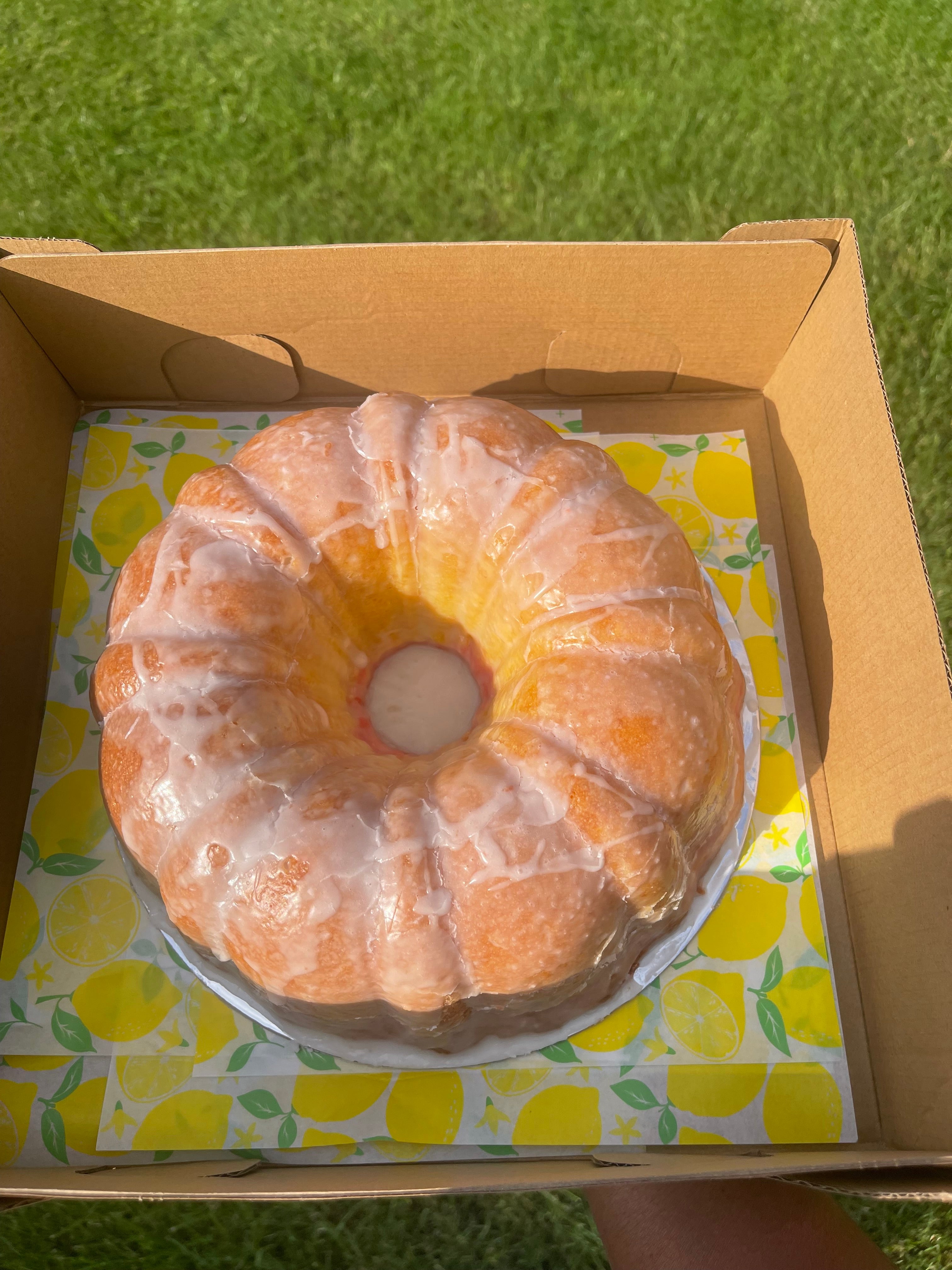 Strawberry Lemonade Pound Cake